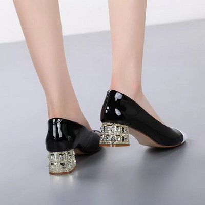 MIUMIU Shallow mouth Block heel Shoes Women--004